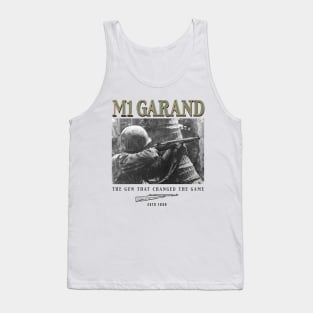 World War 2 Weapon M1 Garand Rifle Tank Top